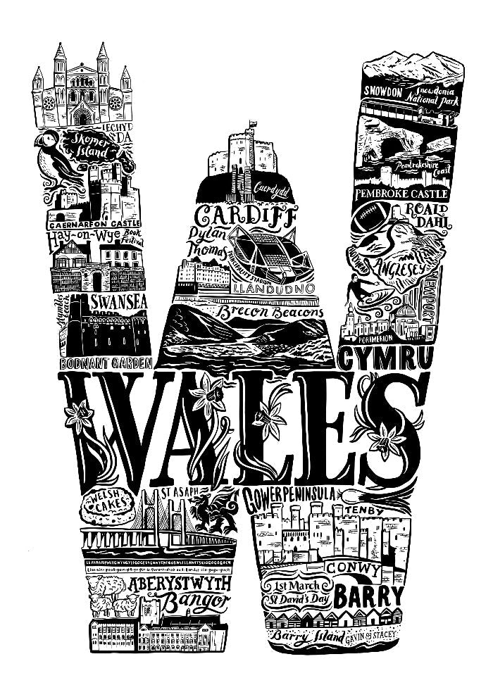 Wales Print - Lucy Loves This-