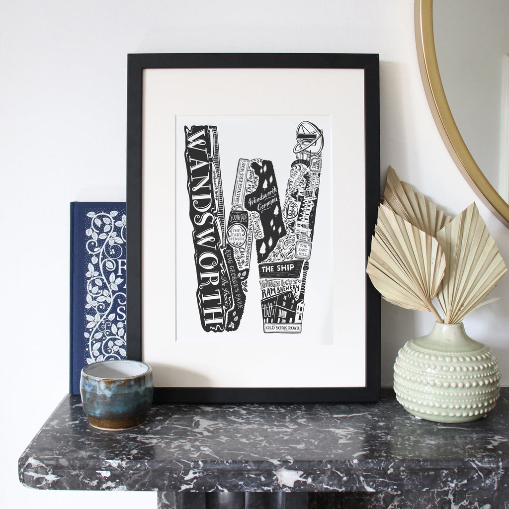 Wandsworth print - Lucy Loves This-Art