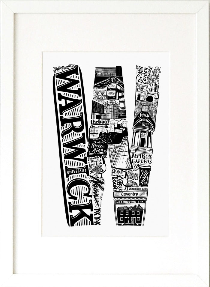 Warwick Print - Lucy Loves This-U.K City Prints
