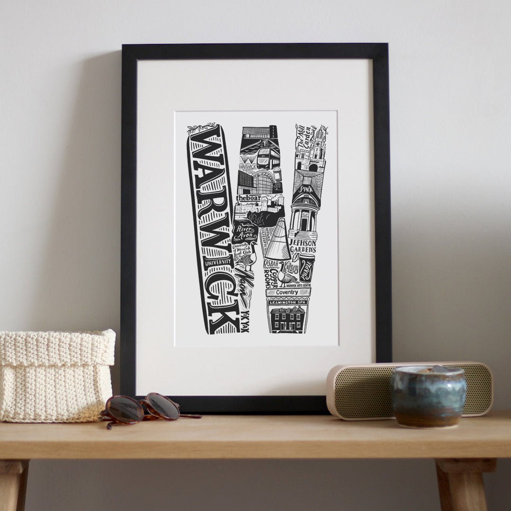 Warwick Print - Lucy Loves This-U.K City Prints