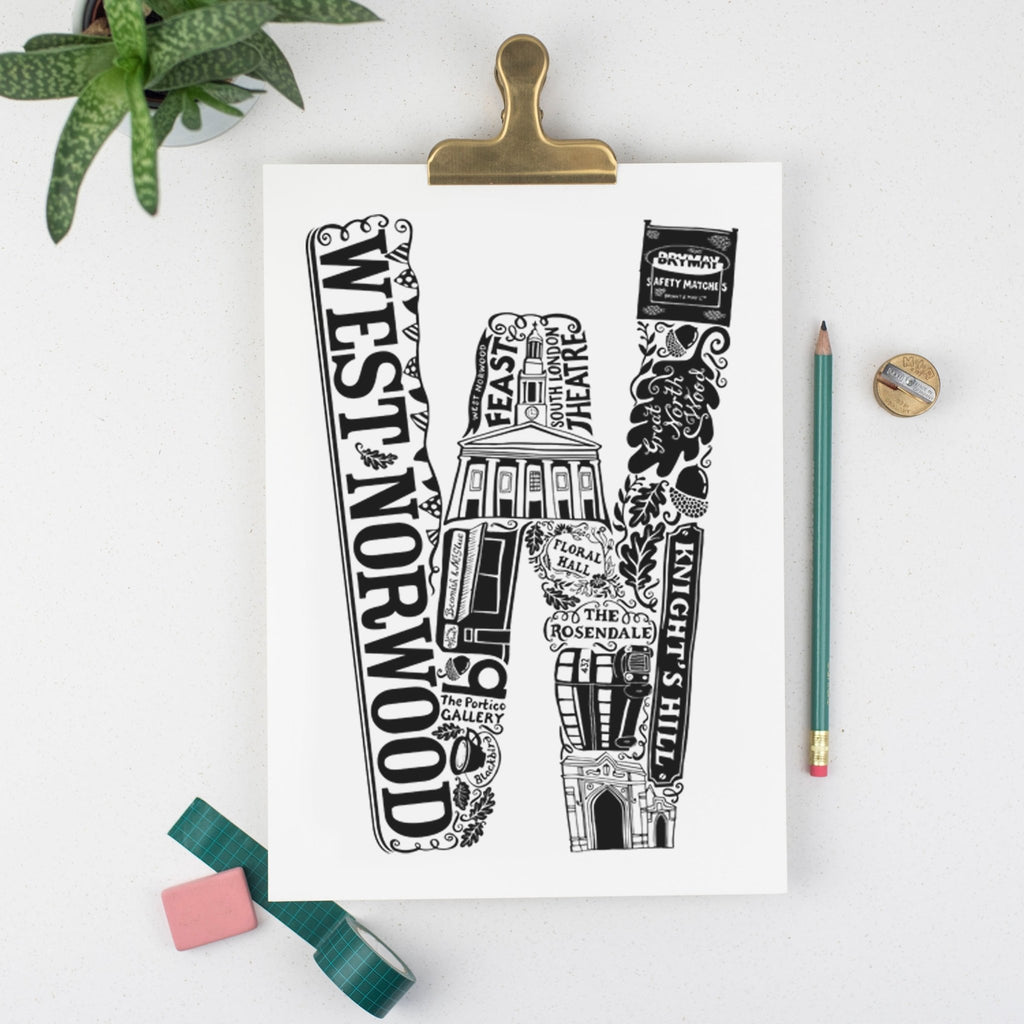 West Norwood print - Lucy Loves This-