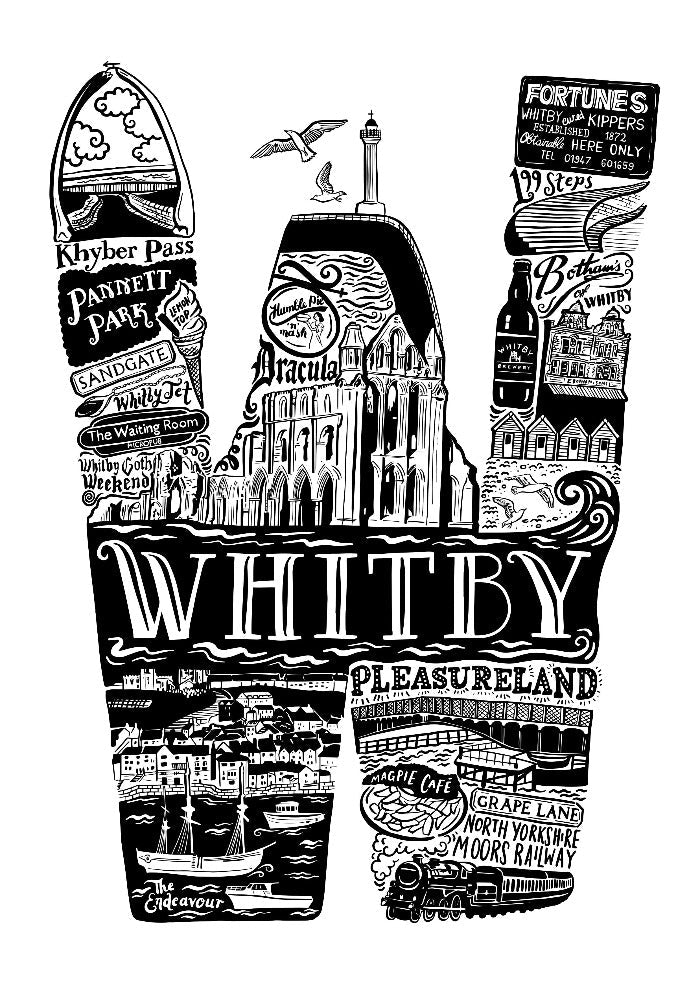 Whitby print - Lucy Loves This-U.K City Prints