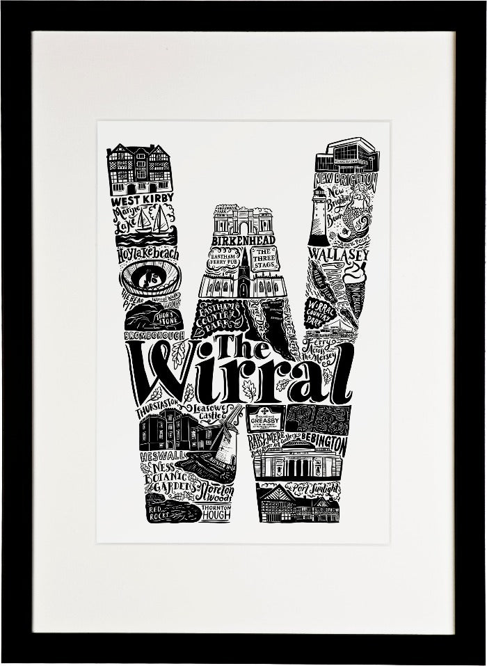 Wirral Print - Lucy Loves This-U.K City Prints