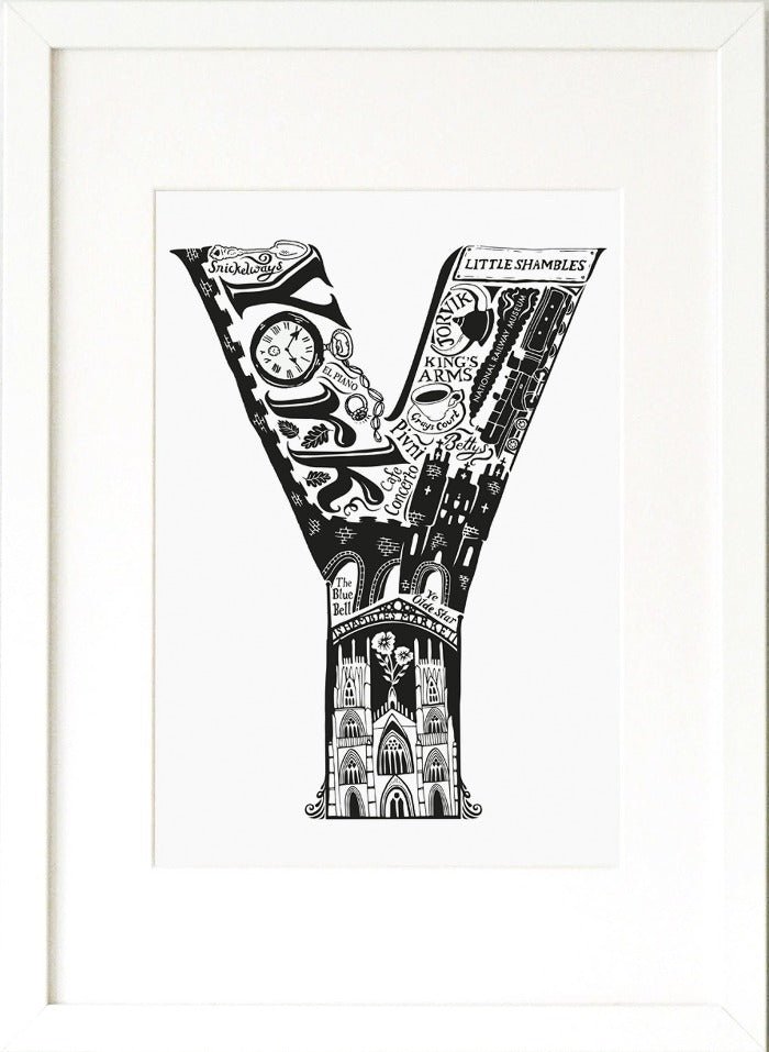 York Print - Lucy Loves This-U.K City Prints